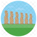 Moai Statue Mystical Moai Statues Icon