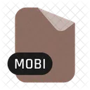 Mobi 킨들 전자책 형식 문서 아이콘