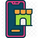 Mobile Commerce Shop Icon