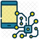 Mobile Chip Process Icon