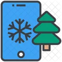 Christmas Mobile Smartphone Icon