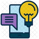 Mobile Talking Learning Icon