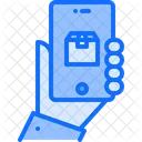 Hand Phone Box Icon