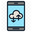 Mobile Phone Cloud Icon