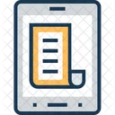 Mobile Online Documents Icon
