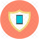 Mobile Security Shield Icon