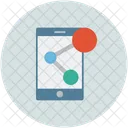 Mobile Share Data Icon