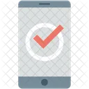Mobile Smartphone Tick Icon