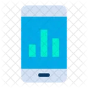 Mobile Graph Analytics Icon
