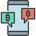Bitcoin Mobile Alert Icon