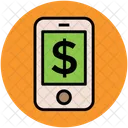 Mobile Dollar Currency Icon