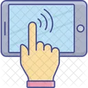 Mbileo Phone Finger Icon