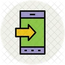 Mobile Outgoing Call Icon