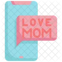 Mobile Message Love Icon