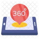 Mobile 360 Degree  Icon