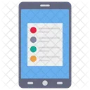 Mobile Phone List Icon