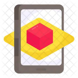 Mobile 3d Cube  Icon