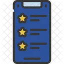 Mobile Reviews Stars Icon