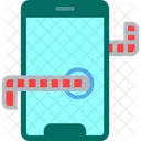 Mobile Phone Worm Icon