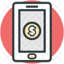 Mobile Screen Dollar Icon