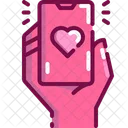Mobile Valentine Love Icon