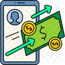 Mobile Banking Transfer Icon