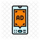 Mobile Advertising Media Icon