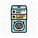 Mobile Chat Bot Icon