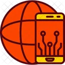 Mobile Efficiency Global Icon