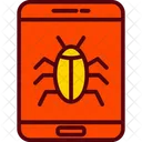 Mobile Phone Bug Icon