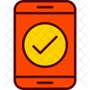 Mobile Check Completed Task Icon