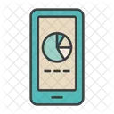 Business Mobile Pie Icon