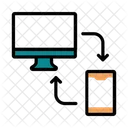 Mobile Monitor Transfer Icon