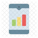 Mobile Graph Business Icon