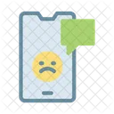 Mobile Sad Review Icon