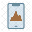 Mobile Phone Route Icon