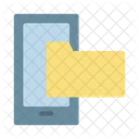 Mobile Folder Data Icon