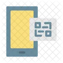 Mobile Qrcode Scanning Icon