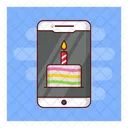 Mobile Birthday Notification Icon