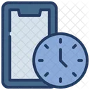 Mobile Time Date Icon