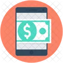 Mobile Banking Dollar Icon