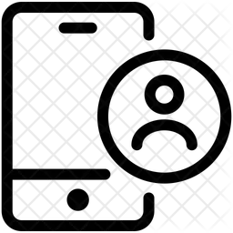 모바일 계정  아이콘