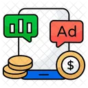 Mobile Ad Mobile Advertising Online Ad Icon