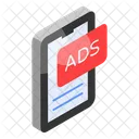 Mobile Marketing Ads Icon