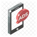 Mobile Ads Mobile Marketing Mobile Advertisement Icon