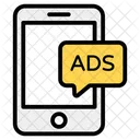 Mobile Ads Mobile Advertisement Mobile Publicity Icon
