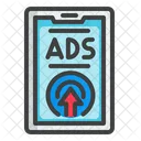 Mobile Ads Online Marketing Online Ads Icon