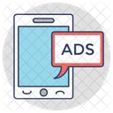 Mobile Ads Marketing Icon