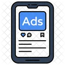 Mobile Ads Mobile Advertisement Digital Ad Icon