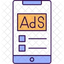 Mobile Ads Shopping Ads Mcommerce Icon